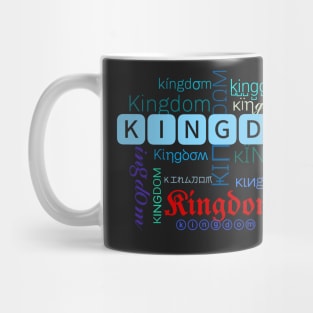 Kingdom text print Mug